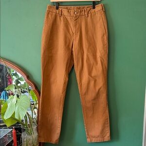 J. Hilburn Mens 32 Amber Americano Custom Flat Front Chinos Preppy Classic